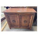 Vtg Cherry Server Cabinet.