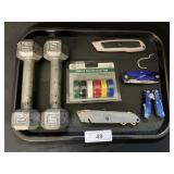 Electrical Tape, Stanley Box Cutter, Kobalt