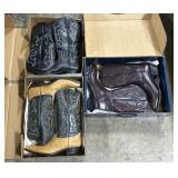 3 Pairs Of Cowboy Boots (Nocona, Justin).