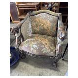 Unique Baroque Revival Style Lions Head Barrel