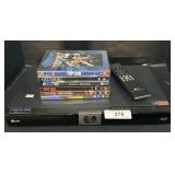 LG Blueray Disc Player & DVD Movies.