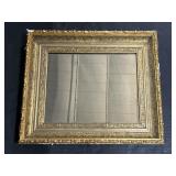 Heavy Gold Gilt Wall Mirror.