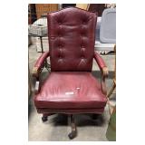 Tufted Leather Executive Office Chair.