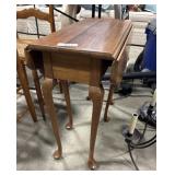 Mahogany DropLeaf Side Table.