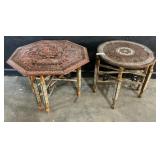 Buddhist Lacquered & Inlayed Wooden Tables.n