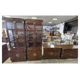 Henredon Pan Asian Modular 4-Pc Cabinet Set.