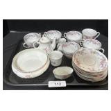 Vintage Floral China Set.
