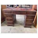 Vtg Mahogany Chippendale Style Desk.