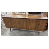 Mid Century Modern Mahogany Zenith Stereo Cabinet.