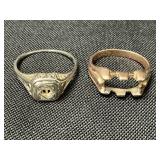 10K Gold Ring & Art Deco Style Ring.