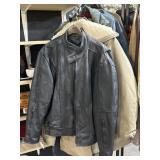 Menï¿½s Leather Coat, Carhartt, Levi Jean Jacket.;