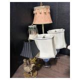 5 Table Lamps.