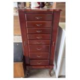 Vintage Powell "Olde English" Jewelry Armoire.