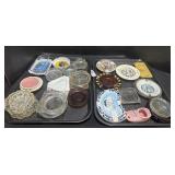 Large Lot Of Ashtrays & Trinket Dishes.