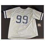 Autographed New York Baseball Jersey.