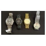 4 Fashion Watches.