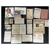 Vintage Local Adv Ephemera, Lebanon, Annville Pa