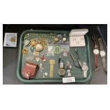 Sterling Silver Jewelry, Watches, Pins.