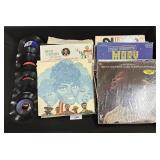 Large Lot Of 45 & 33 RPM Records.
