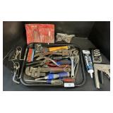 Tools, Monkey& Allen Wrenches, Stapler.