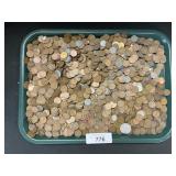 Indian Head, Wheat & Steel Pennies.