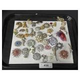Costume Jewelry Pins.