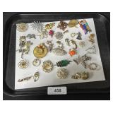 Costume Jewelry Pins.