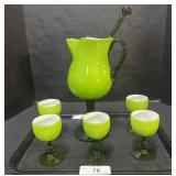 Vibrant Vintage Barware Set.