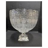 Large EAPG Glass Pedestal Bowl.