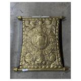 Copper Wall Plaque w/ Kalachakra Symbol.