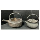 Japanese Cast Iron Tetsubin Kettles.