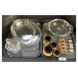 Wengertï¿½s Milk & Redware Measuring Cups, Pyrex.
