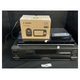 Video Baby Monitor, DVD Player, CD Changer.