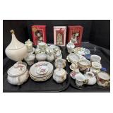 Lenox Ornaments, Tea Sets.