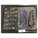 Costume Jewelry, Rings & Necklaces