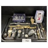 Lot Of Various Wrist Watches, S&P Shakers
