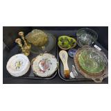 Large Lot Of Various Plates & Serving Bowls.
