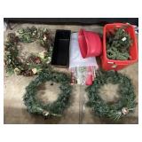 Christmas Wreaths, Wrapping Paper, Decor.