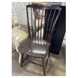 Vtg Spindle Side Chair.