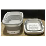 2 Collapsible Alyster Carrying Tote Baskets.