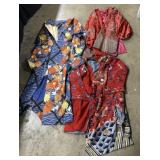 3 Japanese Kimono Robes.