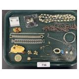 Lot Of Costume Jewelry, Necklaces & Bracelets.