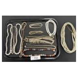 Costume jewelry, Necklaces.