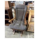Oak Glider Rocker.