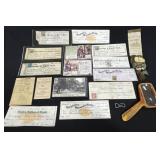 Vintage Local Deposit Slips, Annville PA Ribbon.