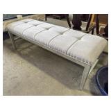 Modern Tufted Bench.