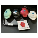 Dash Mini Waffle & Pizzelle Makers.