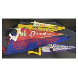 Lot Of Fabric Pennants.