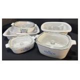 Large Lot Of Corningware Baking Dishes.
