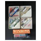 5 NOS Winross Die Cast Adv Semi Trucks.